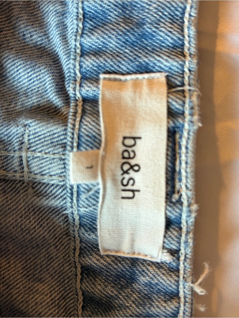 ba&sh Lady Jeans High Rise Wide Leg - Picture 3 of 6
